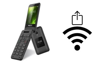 Como gerar um código QR com a senha Wifi em um NUU Mobile F4L Flip Phone