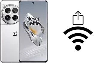 Como gerar um código QR com a senha Wifi em um OnePlus 12