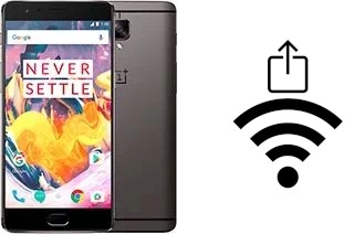 Como gerar um código QR com a senha Wifi em um OnePlus 3T