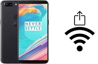 Como gerar um código QR com a senha Wifi em um OnePlus 5T