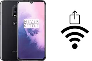 Como gerar um código QR com a senha Wifi em um OnePlus 7