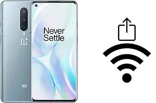 Como gerar um código QR com a senha Wifi em um OnePlus 8 5G UW (Verizon)