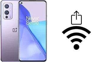 Como gerar um código QR com a senha Wifi em um OnePlus 9