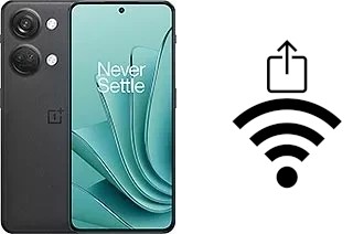 Como gerar um código QR com a senha Wifi em um OnePlus Ace 2V