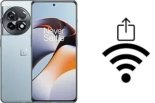 Como gerar um código QR com a senha Wifi em um OnePlus 11R