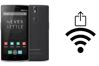 Como gerar um código QR com a senha Wifi em um OnePlus One