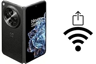 Como gerar um código QR com a senha Wifi em um OnePlus Open