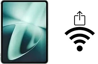 Como gerar um código QR com a senha Wifi em um OnePlus Pad