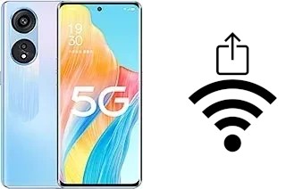 Como gerar um código QR com a senha Wifi em um Oppo A1 Pro