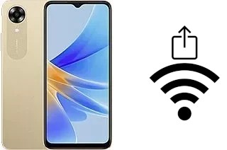 Como gerar um código QR com a senha Wifi em um Oppo A17k