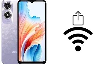 Como gerar um código QR com a senha Wifi em um Oppo A2x