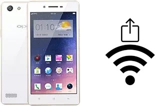 Como gerar um código QR com a senha Wifi em um Oppo A33