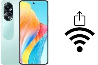 Como gerar um código QR com a senha Wifi em um Oppo A58 4G