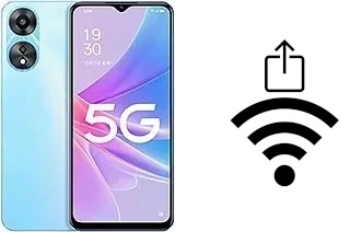 Como gerar um código QR com a senha Wifi em um Oppo A58x