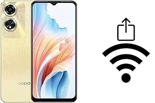 Como gerar um código QR com a senha Wifi em um Oppo A59 (2023)