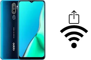 Como gerar um código QR com a senha Wifi em um Oppo A9 (2020)