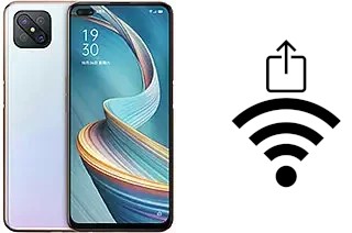 Como gerar um código QR com a senha Wifi em um Oppo Reno4 Z 5G