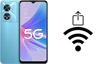 Como gerar um código QR com a senha Wifi em um Oppo Oppo A97