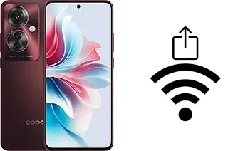 Como gerar um código QR com a senha Wifi em um Oppo F25 Pro