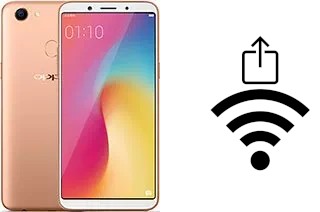 Como gerar um código QR com a senha Wifi em um Oppo F5 Youth