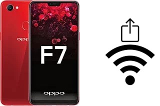 Como gerar um código QR com a senha Wifi em um Oppo F7