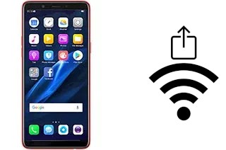 Como gerar um código QR com a senha Wifi em um Oppo F7 Youth