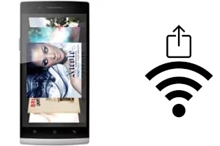 Como gerar um código QR com a senha Wifi em um Oppo Find 5