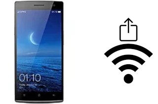 Como gerar um código QR com a senha Wifi em um Oppo Find 7a