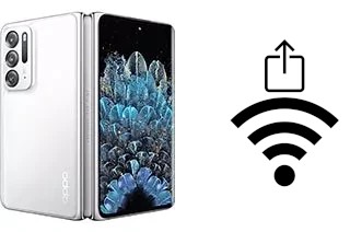 Como gerar um código QR com a senha Wifi em um Oppo Find N