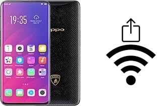 Como gerar um código QR com a senha Wifi em um Oppo Find X Lamborghini Edition