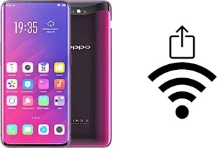 Como gerar um código QR com a senha Wifi em um Oppo Find X