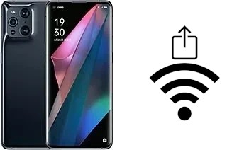 Como gerar um código QR com a senha Wifi em um Oppo Find X3 Pro