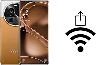 Como gerar um código QR com a senha Wifi em um Oppo Find X6 Pro