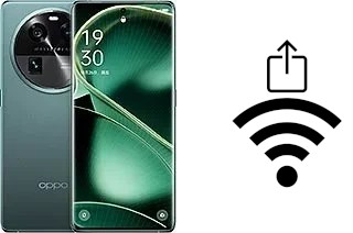 Como gerar um código QR com a senha Wifi em um Oppo Find X6