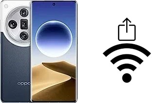 Como gerar um código QR com a senha Wifi em um Oppo Find X7 Ultra