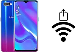 Como gerar um código QR com a senha Wifi em um Oppo RX17 Neo