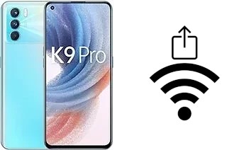 Como gerar um código QR com a senha Wifi em um Oppo K9 Pro