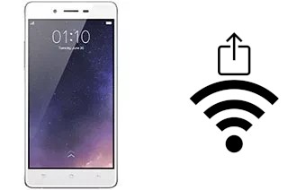 Como gerar um código QR com a senha Wifi em um Oppo Mirror 5