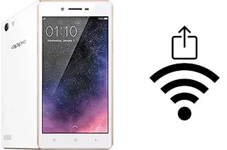 Como gerar um código QR com a senha Wifi em um Oppo Neo 7