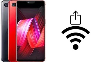 Como gerar um código QR com a senha Wifi em um Oppo R15 Pro