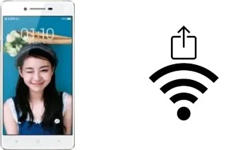 Como gerar um código QR com a senha Wifi em um Oppo R1C