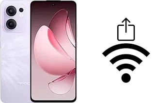 Como gerar um código QR com a senha Wifi em um Oppo Reno13 F 4G