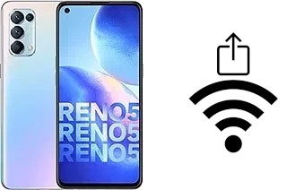 Como gerar um código QR com a senha Wifi em um Oppo Reno5 4G