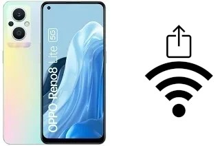 Como gerar um código QR com a senha Wifi em um Oppo Reno8 Lite