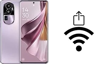 Como gerar um código QR com a senha Wifi em um Oppo Reno10 Pro+