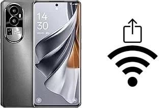 Como gerar um código QR com a senha Wifi em um Oppo Reno10