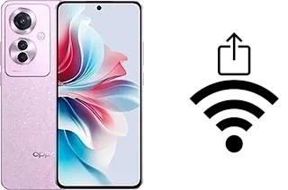 Como gerar um código QR com a senha Wifi em um Oppo Reno11 F