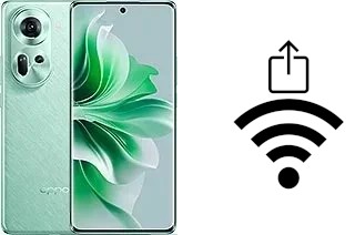 Como gerar um código QR com a senha Wifi em um Oppo Reno11