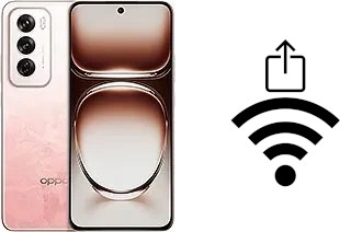 Como gerar um código QR com a senha Wifi em um Oppo Reno12 (China)