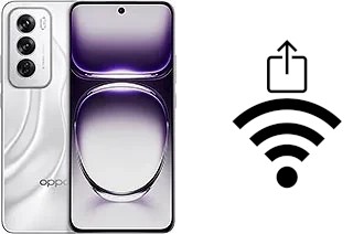 Como gerar um código QR com a senha Wifi em um Oppo Reno12